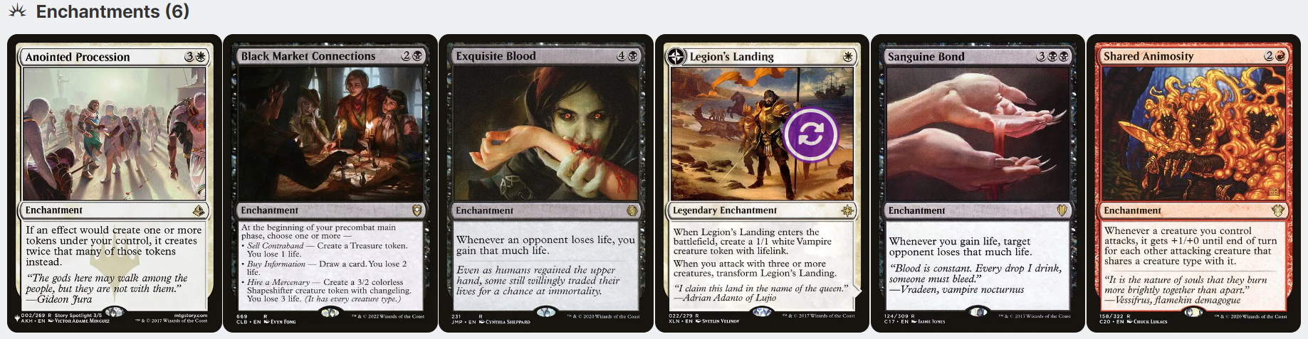Edgar Markov ELITE Vampire Tribal Magic MTG Custom Commander Deck